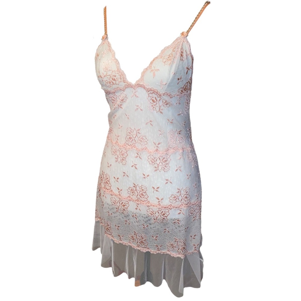 Vintage y2k Sheer lingerie dress